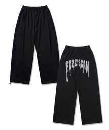 FUZZY SCAN（ファジスキャン）の「アーチロゴカーブバルーンパンツブラック（スウェットパンツ）」