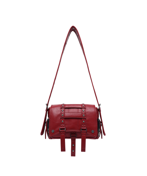 OPUS 0012(オーパス0012)の「Op. 10 VLAD STUDDED CROSS BAG RED(メッセンジャーバッグ・レディース・その他・FREE)」の1枚目の写真