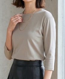 七分袖」に該当するTシャツ/カットソー（ベージュ系）ファッション通販