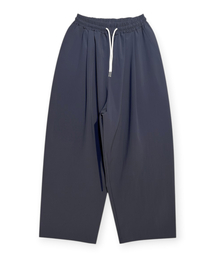 Soft Nylon Wide Pants (Charcoal)