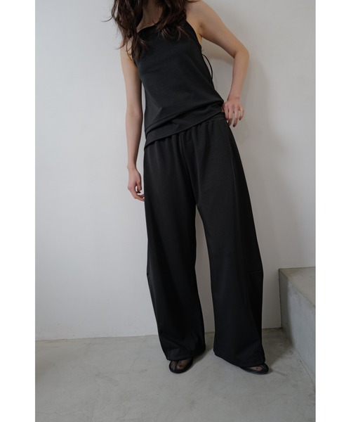 TRUNC(トランクエイティーエイト)の「Ice touch Curve Sweat Pants / アイスタッチカーブスウェットパンツ(スウェットパンツ・レディース・ブラック・FREE)」の9枚目の写真
