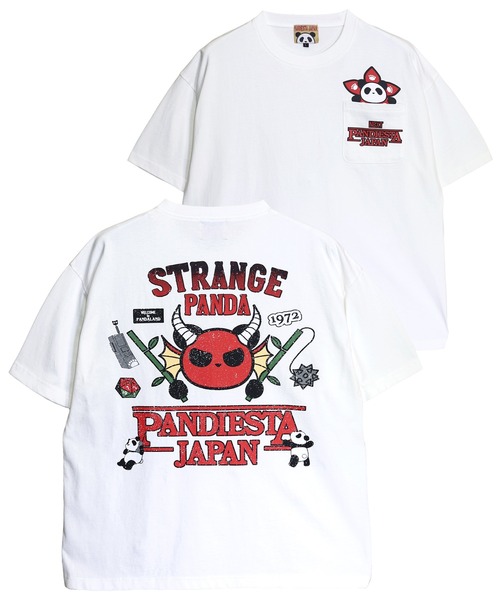 PANDIESTA（パンディエスタ）の「ストレンジパンダTシャツ(M2)（Tシャツ/カットソー・メンズ・ブラック/ホワイト・M/L/XL/XXL）」の2枚目の写真