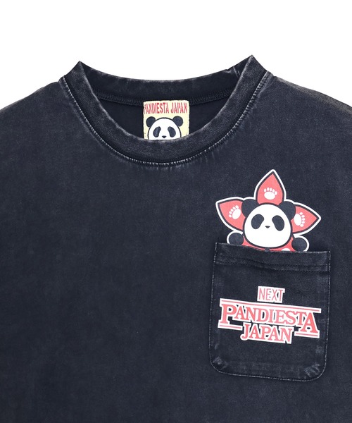 PANDIESTA（パンディエスタ）の「ストレンジパンダTシャツ(M2)（Tシャツ/カットソー・メンズ・ブラック/ホワイト・M/L/XL/XXL）」の5枚目の写真