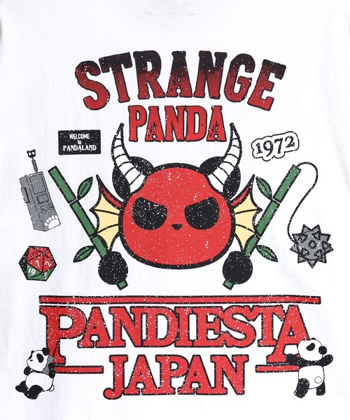 PANDIESTA（パンディエスタ）の「ストレンジパンダTシャツ(M2)（Tシャツ/カットソー・メンズ・ブラック/ホワイト・M/L/XL/XXL）」の15枚目の写真