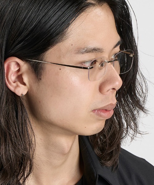 NO ID.（ノーアイディ）の「mko13721-ﾘﾑﾚｽﾒﾀﾙｱｲｳｪｱ(859213-525Z)（メガネ・メンズ・クリア・ONE SIZE）」の8枚目の写真