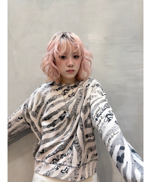 Desigual(デシグアル)の「Disney Zebra Print Sweatshirt/ディズニー ゼブラグラフィックスウェット(スウェット・レディース・ブラック・XS/S/M/L/XL)」の7枚目の写真