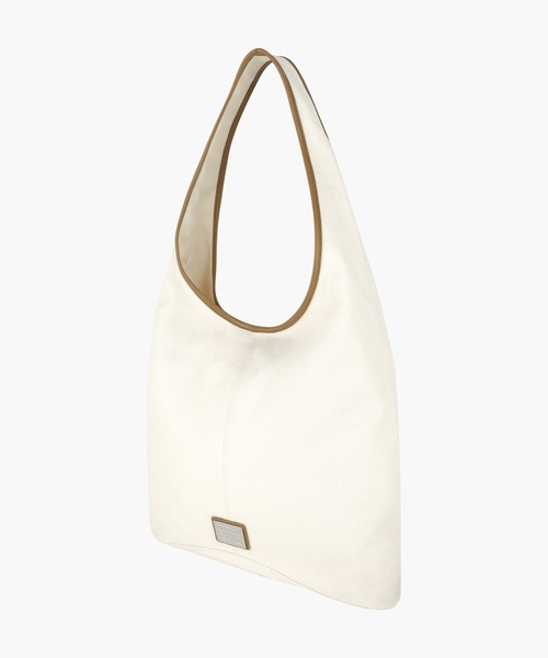 MARITHE + FRANCOIS GIRBAUD(マリテフランソワジルボー)の「CLASSIC LOGO ONE SHOULDER BUCKET BAG(ショルダーバッグ・レディース・ナチュラル/ダークブルー・フリー)」の5枚目の写真