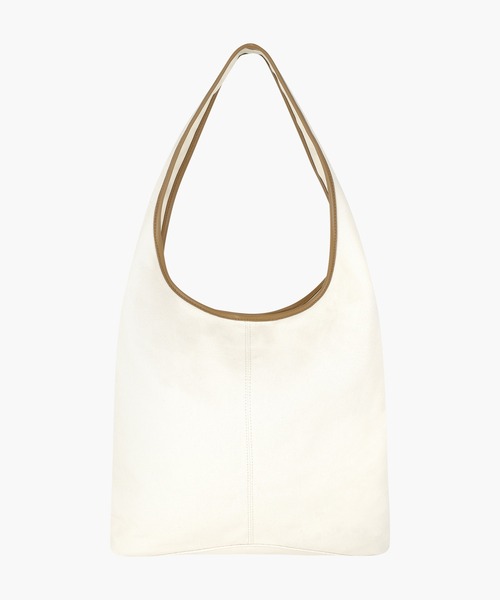 MARITHE + FRANCOIS GIRBAUD(マリテフランソワジルボー)の「CLASSIC LOGO ONE SHOULDER BUCKET BAG(ショルダーバッグ・レディース・ナチュラル/ダークブルー・フリー)」の6枚目の写真
