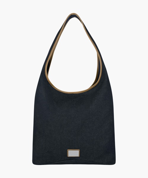 MARITHE + FRANCOIS GIRBAUD(マリテフランソワジルボー)の「CLASSIC LOGO ONE SHOULDER BUCKET BAG(ショルダーバッグ・レディース・ナチュラル/ダークブルー・フリー)」の9枚目の写真