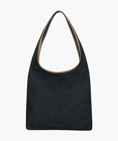 MARITHE + FRANCOIS GIRBAUD(マリテフランソワジルボー)の「CLASSIC LOGO ONE SHOULDER BUCKET BAG(ショルダーバッグ・レディース・ナチュラル/ダークブルー・フリー)」の11枚目の写真