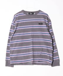 LOOP（）の「ボーダー柄長袖カットソー（Tシャツ/カットソー）」