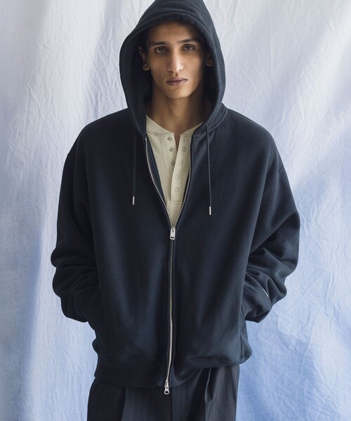 Champion(チャンピオン)の「<Champion × monkey time>フルジップ フーディー(パーカー・メンズ・ライトグレー/ブラック/ネイビー・S/M/XL/L)」の11枚目の写真