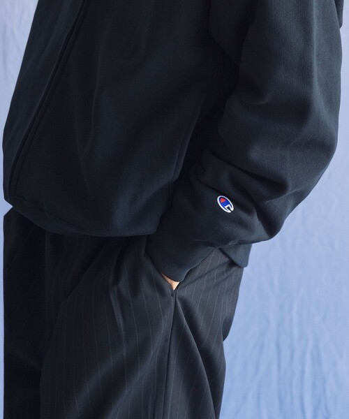 Champion(チャンピオン)の「<Champion × monkey time>フルジップ フーディー(パーカー・メンズ・ライトグレー/ブラック/ネイビー・S/M/XL/L)」の13枚目の写真