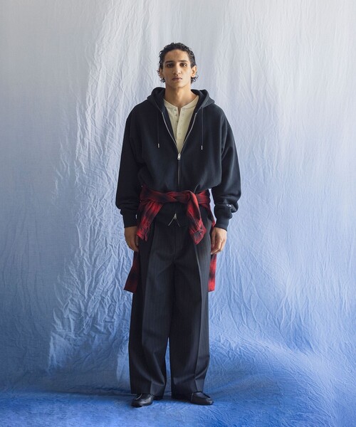 Champion(チャンピオン)の「<Champion × monkey time>フルジップ フーディー(パーカー・メンズ・ライトグレー/ブラック/ネイビー・S/M/XL/L)」の14枚目の写真