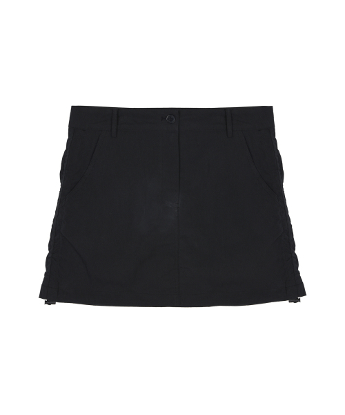 NICK&NICOLE(ニックアンドニコール)の「NICOLE SHIRRING MINI SKIRT_BLACK(スカート・レディース・その他・SMALL/MEDIUM/LARGE)」の1枚目の写真