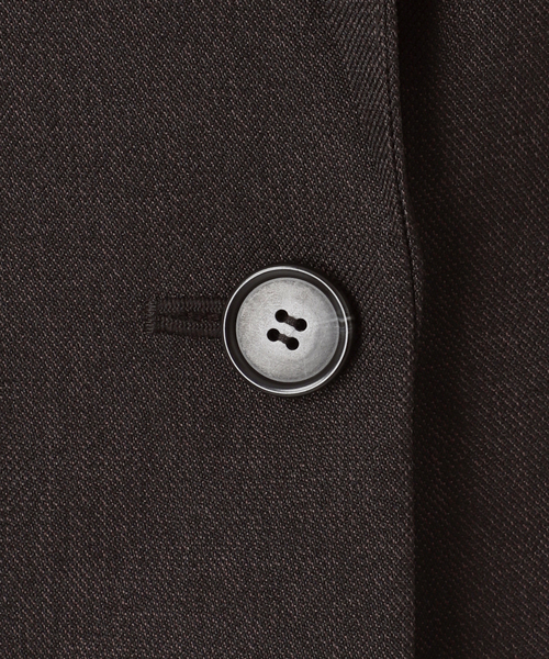 Spick & Span(スピックアンドスパン)の「《セットアップ可 / 》メランジシングルブレストジレ(ベスト・レディース・ブラウン・38/36)」の11枚目の写真