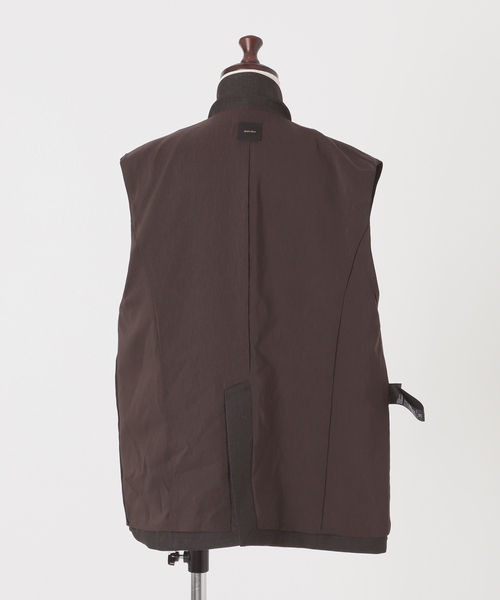 Spick & Span(スピックアンドスパン)の「《セットアップ可 / 》メランジシングルブレストジレ(ベスト・レディース・ブラウン・38/36)」の13枚目の写真