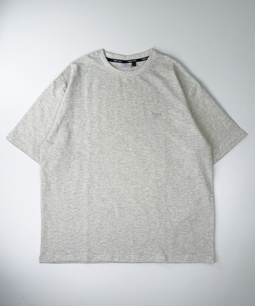 T-MAC OUTING(ティーマック アウティング)の「【T-MAC】スラブ天竺 ワンポイントFOXワッペン刺繍 半袖Tシャツ(Tシャツ/カットソー・メンズ・セージグリーン/ブラック/ピンク/オートミール・M/LL/L)」の6枚目の写真
