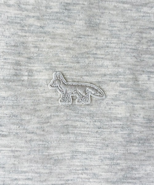 T-MAC OUTING(ティーマック アウティング)の「【T-MAC】スラブ天竺 ワンポイントFOXワッペン刺繍 半袖Tシャツ(Tシャツ/カットソー・メンズ・セージグリーン/ブラック/ピンク/オートミール・M/LL/L)」の8枚目の写真