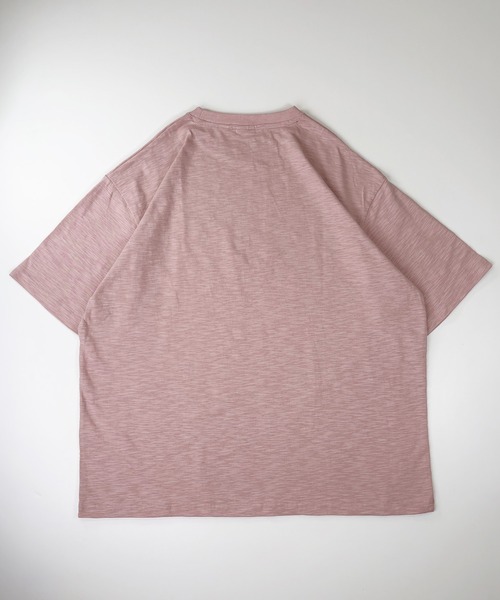 T-MAC OUTING(ティーマック アウティング)の「【T-MAC】スラブ天竺 ワンポイントFOXワッペン刺繍 半袖Tシャツ(Tシャツ/カットソー・メンズ・セージグリーン/ブラック/ピンク/オートミール・M/LL/L)」の12枚目の写真
