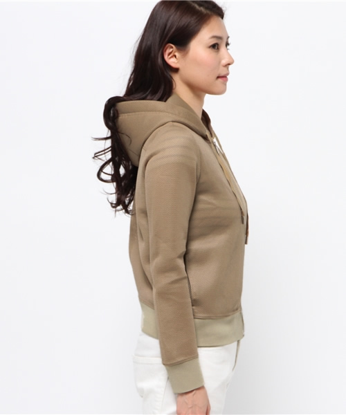 OUTLET(アウトレット)の「【'PalinkA】メッシュボンディングParka(その他アウター・レディース・ベージュ・FREE)」の3枚目の写真