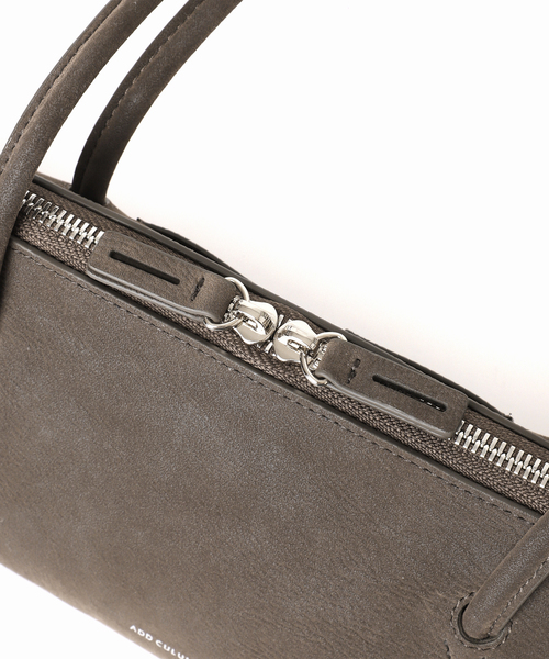 Spick & Span(スピックアンドスパン)の「《別注 / 》ADD CULUMN / アドカラム FIGRE BOSTON S NUBUCK*(ボストンバッグ・レディース・グレー・FREE)」の8枚目の写真