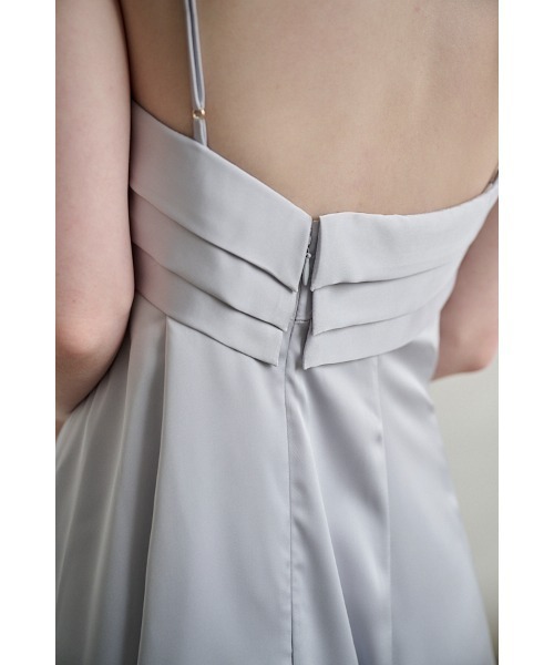 Estella.K(エステラケー)の「Isora Long Dress アシメトリータックドレープドレス(ドレス・レディース・ブルーグレー/ブラック/ベージュ・FREE)」の22枚目の写真