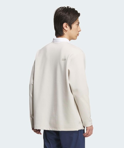 adidas（アディダス）の「ポロシャツ 長袖【adidas Golf/アディダスゴルフ】（ポロシャツ・メンズ・クリーム・XX-LARGE/LARGE/X-LARGE/SMALL/MEDIUM）」の2枚目の写真