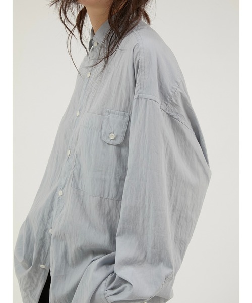 LA PEAU DE GEM(ラポドゥジェム)の「【LA PEAU DE GEM】micro collar shirt/マイクロカラーシャツ(シャツ/ブラウス・レディース・ブラック/アイボリー・FREE)」の10枚目の写真