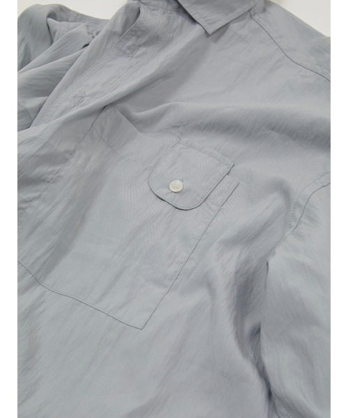 LA PEAU DE GEM(ラポドゥジェム)の「【LA PEAU DE GEM】micro collar shirt/マイクロカラーシャツ(シャツ/ブラウス・レディース・ブラック/アイボリー・FREE)」の15枚目の写真