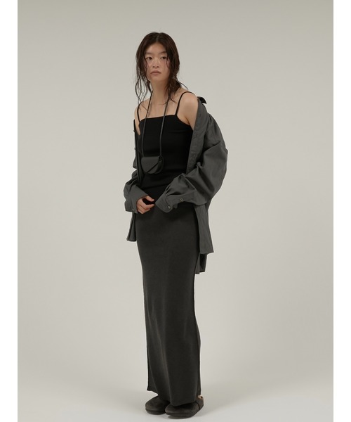 LA PEAU DE GEM(ラポドゥジェム)の「【LA PEAU DE GEM】micro collar shirt/マイクロカラーシャツ(シャツ/ブラウス・レディース・ブラック/アイボリー・FREE)」の21枚目の写真