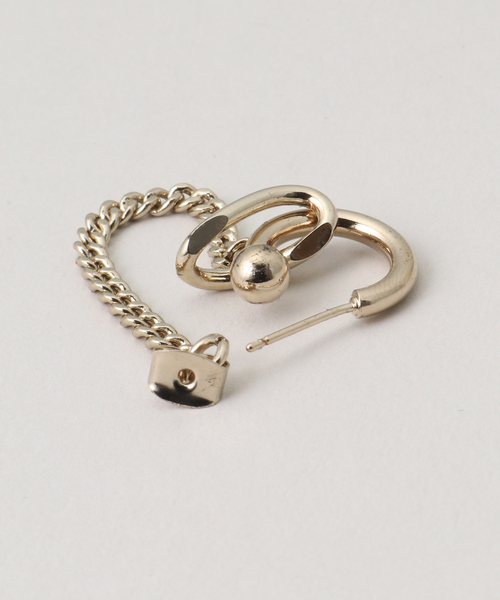 JUSTINE CLENQUET(ジュスティーヌクランケ)の「【JUSTINE CLENQUET/ジャスティーヌ クランケ】TIKO GOLD EARRINGS:ピアス(両耳)(ピアス(両耳用)・レディース・ゴールド・FREE)」の4枚目の写真