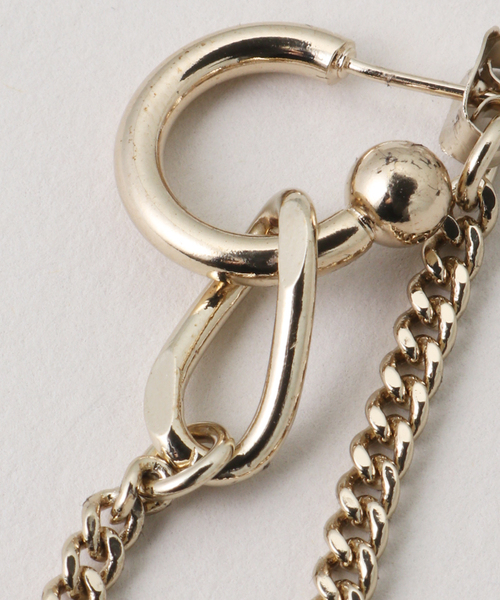 JUSTINE CLENQUET(ジュスティーヌクランケ)の「【JUSTINE CLENQUET/ジャスティーヌ クランケ】TIKO GOLD EARRINGS:ピアス(両耳)(ピアス(両耳用)・レディース・ゴールド・FREE)」の8枚目の写真