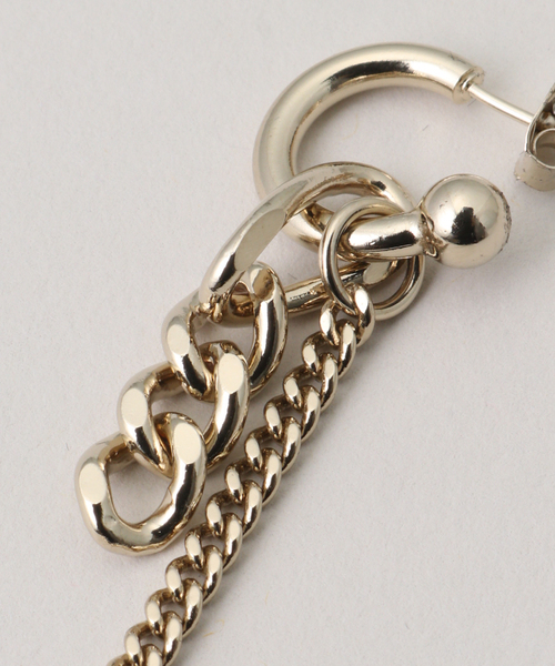 JUSTINE CLENQUET(ジュスティーヌクランケ)の「【JUSTINE CLENQUET/ジャスティーヌ クランケ】TIKO GOLD EARRINGS:ピアス(両耳)(ピアス(両耳用)・レディース・ゴールド・FREE)」の9枚目の写真