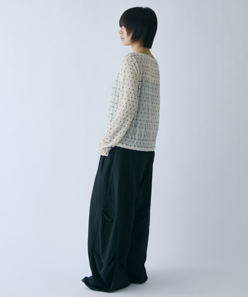 goocy(グーシー)の「ドットカーディガン(Tシャツ/カットソー・レディース・アイボリー/ブラック・FREE)」の10枚目の写真