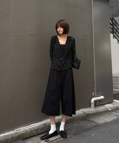 goocy(グーシー)の「ドットカーディガン(Tシャツ/カットソー・レディース・アイボリー/ブラック・FREE)」の22枚目の写真