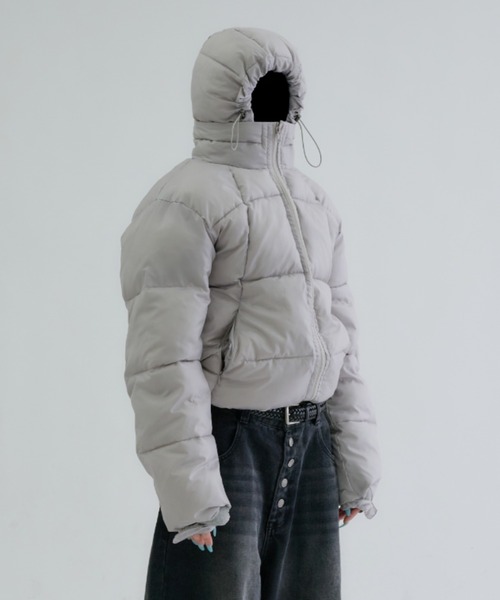 EPNK(イーピーエヌケー)の「Utility shell filling blouson / ユーティリティシェルナカワタブルゾン(ブルゾン・メンズ・チャコールグレー/モスグリーン/ライトグレー・SMALL/LARGE/MEDIUM)」の2枚目の写真