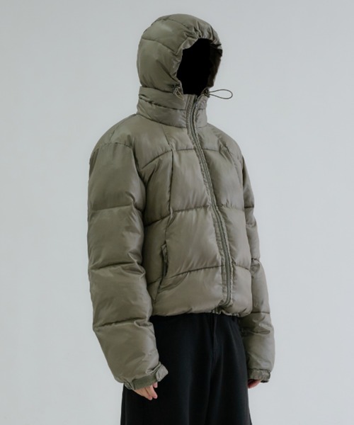 EPNK(イーピーエヌケー)の「Utility shell filling blouson / ユーティリティシェルナカワタブルゾン(ブルゾン・メンズ・チャコールグレー/モスグリーン/ライトグレー・SMALL/LARGE/MEDIUM)」の3枚目の写真