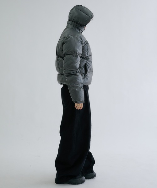 EPNK(イーピーエヌケー)の「Utility shell filling blouson / ユーティリティシェルナカワタブルゾン(ブルゾン・メンズ・チャコールグレー/モスグリーン/ライトグレー・SMALL/LARGE/MEDIUM)」の4枚目の写真
