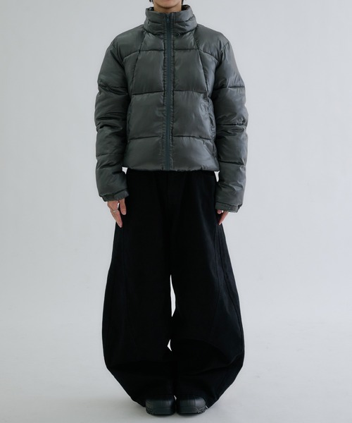 EPNK(イーピーエヌケー)の「Utility shell filling blouson / ユーティリティシェルナカワタブルゾン(ブルゾン・メンズ・チャコールグレー/モスグリーン/ライトグレー・SMALL/LARGE/MEDIUM)」の6枚目の写真