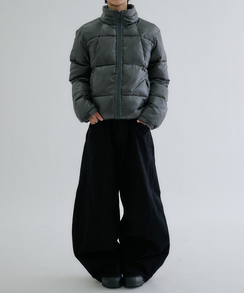 EPNK(イーピーエヌケー)の「Utility shell filling blouson / ユーティリティシェルナカワタブルゾン(ブルゾン・メンズ・チャコールグレー/モスグリーン/ライトグレー・SMALL/LARGE/MEDIUM)」の7枚目の写真