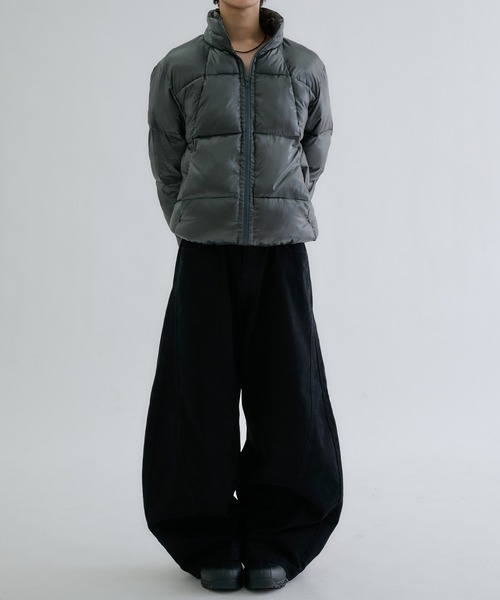 EPNK(イーピーエヌケー)の「Utility shell filling blouson / ユーティリティシェルナカワタブルゾン(ブルゾン・メンズ・チャコールグレー/モスグリーン/ライトグレー・SMALL/LARGE/MEDIUM)」の5枚目の写真