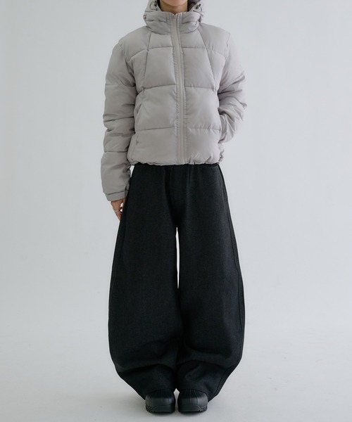 EPNK(イーピーエヌケー)の「Utility shell filling blouson / ユーティリティシェルナカワタブルゾン(ブルゾン・メンズ・チャコールグレー/モスグリーン/ライトグレー・SMALL/LARGE/MEDIUM)」の17枚目の写真