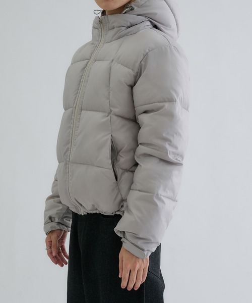 EPNK(イーピーエヌケー)の「Utility shell filling blouson / ユーティリティシェルナカワタブルゾン(ブルゾン・メンズ・チャコールグレー/モスグリーン/ライトグレー・SMALL/LARGE/MEDIUM)」の10枚目の写真
