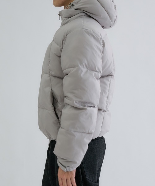 EPNK(イーピーエヌケー)の「Utility shell filling blouson / ユーティリティシェルナカワタブルゾン(ブルゾン・メンズ・チャコールグレー/モスグリーン/ライトグレー・SMALL/LARGE/MEDIUM)」の11枚目の写真
