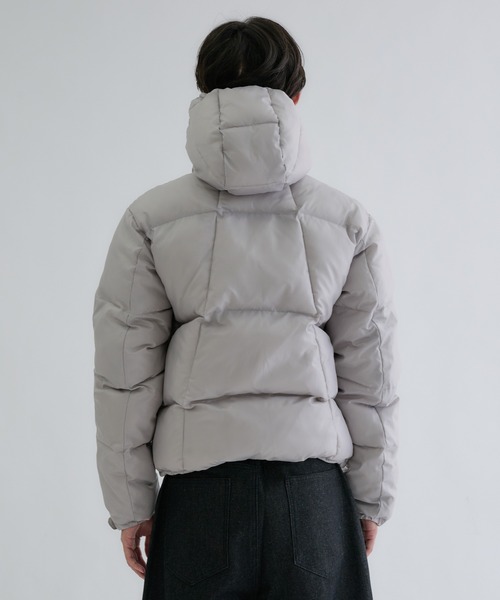 EPNK(イーピーエヌケー)の「Utility shell filling blouson / ユーティリティシェルナカワタブルゾン(ブルゾン・メンズ・チャコールグレー/モスグリーン/ライトグレー・SMALL/LARGE/MEDIUM)」の12枚目の写真