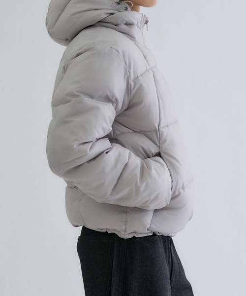 EPNK(イーピーエヌケー)の「Utility shell filling blouson / ユーティリティシェルナカワタブルゾン(ブルゾン・メンズ・チャコールグレー/モスグリーン/ライトグレー・SMALL/LARGE/MEDIUM)」の13枚目の写真