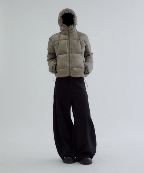 EPNK(イーピーエヌケー)の「Utility shell filling blouson / ユーティリティシェルナカワタブルゾン(ブルゾン・メンズ・チャコールグレー/モスグリーン/ライトグレー・SMALL/LARGE/MEDIUM)」の21枚目の写真