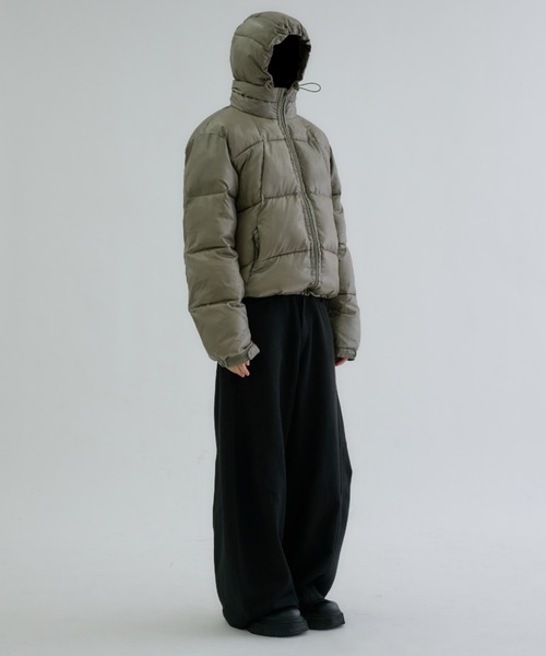 EPNK(イーピーエヌケー)の「Utility shell filling blouson / ユーティリティシェルナカワタブルゾン(ブルゾン・メンズ・チャコールグレー/モスグリーン/ライトグレー・SMALL/LARGE/MEDIUM)」の22枚目の写真