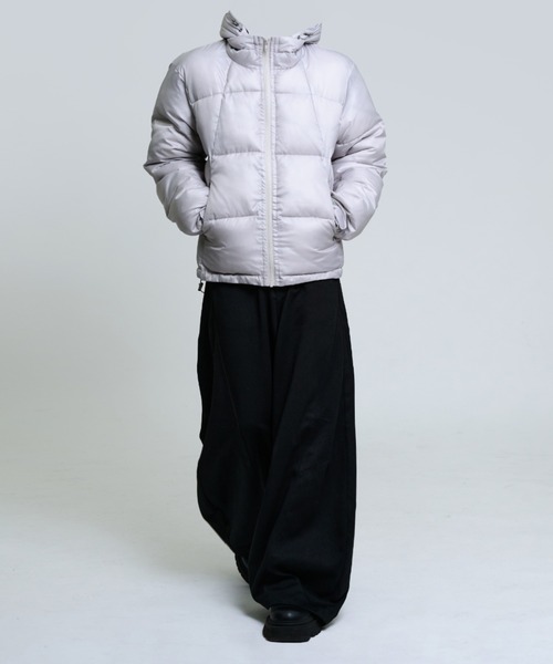 EPNK(イーピーエヌケー)の「Utility shell filling blouson / ユーティリティシェルナカワタブルゾン(ブルゾン・メンズ・チャコールグレー/モスグリーン/ライトグレー・SMALL/LARGE/MEDIUM)」の15枚目の写真